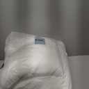 Throw Pillows Insert Set of 4, White 20x20 in Pillow Inserts with 100% Cotton Cover, Bed and Couch Decorative Stuffer Pillows, Indoor Pillows for Sofa