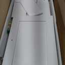 Bathroom Wall Cabinet, Medicine Cabinet with 2 Door and Adjustable Shelves,3-Tier Wood Hanging Storage Over The Toilet,White Wall Mounted Cabinet for Bathroom, Kitchen,Laundry Room