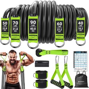 Resistance Bands, Heavy Duty Exercise Bands for Working Out, Workout Bands with Handles, Stretch Band for Men, Fitness Bands for Home Workouts, Muscle Training, Strength, Slim, Yoga Resistance Bands, Heavy Duty Exercise Bands for Working Out, Workout Bands with Handles, Stretch Band for Men, Fitness Bands for Home Workouts, Muscle Training, Strength, Slim, Yoga