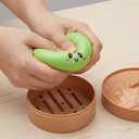 Dumpling Squishy Mystery Dumpling Squishy Stress Balls Fidget Sensory Toy Soft Squeeze Decompression Dough (Purple)