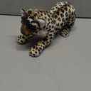 15 Inch Stuffed Animal Tiger Leopard Lion Cheetah Realistic Wild Jungle Animals Toys Valentines Plush Toys for Girls Boys Birthday Valentine's Day Gifts (Leopard)