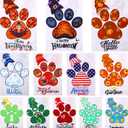 12 Pcs Seasonal Garden Flag Set 12 x 18 Inch Dog Paw Holiday Summer for Outside Decor Small Yard Flags for the Entire Year Double Sided Yard Flag for Halloween Christmas Thanksgiving St Patricks Day