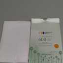 CALIFORNIA DESIGN DEN Luxuriously Soft Hotel Quality 600 Thread Count, 100% Cotton Set of 2 Cases, Crisp & Cool White Standard Pillow Cases Fits Standard & Queen Pillows (Bright White)