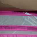 Dream On Me Lilibet Mesh Safety Bed Rail in Pink for Twin, Full and Queen Size Bed, Bed Rail for Toddler