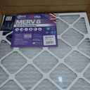 BNX TruFilter 18x24x1 Air Filter MERV 8 (6-Pack) - MADE IN USA  Dust & Pet Defense Electrostatic Pleated Air Conditioner HVAC AC Furnace Filters for Dust, Pet, Mold, Pollen MPR 600  700 & FPR 5