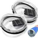 2 Pack 20 oz Tumbler Magnetic Lids for Yeti, Replacement Lid forYeti 20oz Tumbler Lid, fit for 10/24 oz Mug and 10 oz Lowball, Coffee Tumbler