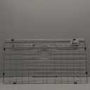 Stainless Steel Sink Grid and Protectors for Bottom of Kitchen Sink, 27.7"W x 14.7"D x 1"H with Rear Drain for Single Sink Kitchen Bowl