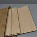 Kids Bookshelf for Toddlers, Montessori Wooden Bookcase with Wheels