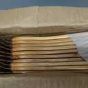Wooden Hangers Pack of 20 - Sturdy, Heavy Duty Hangers for Shirts, Dresses, Coats & More (Natural)