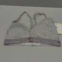 Calvin Klein Women's Motive Cotton Lightly Lined Bralette Bra (Grey Heather)