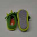 Dearfoams Unisex-Child Kids Toddlers Whimsical Animal Critter Washable Slipper (1 Big Kid, Green Dinosaur)
