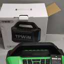 Bluetooth Speaker - 80W Loud Rugged Outdoor Speakers, IPX6 Waterproof, 20H Playtime, Deep Bass, Lightshow, TWS, BT 5.3 Wireless, Portable for Travel Hiking Camping Beach Pool - Green