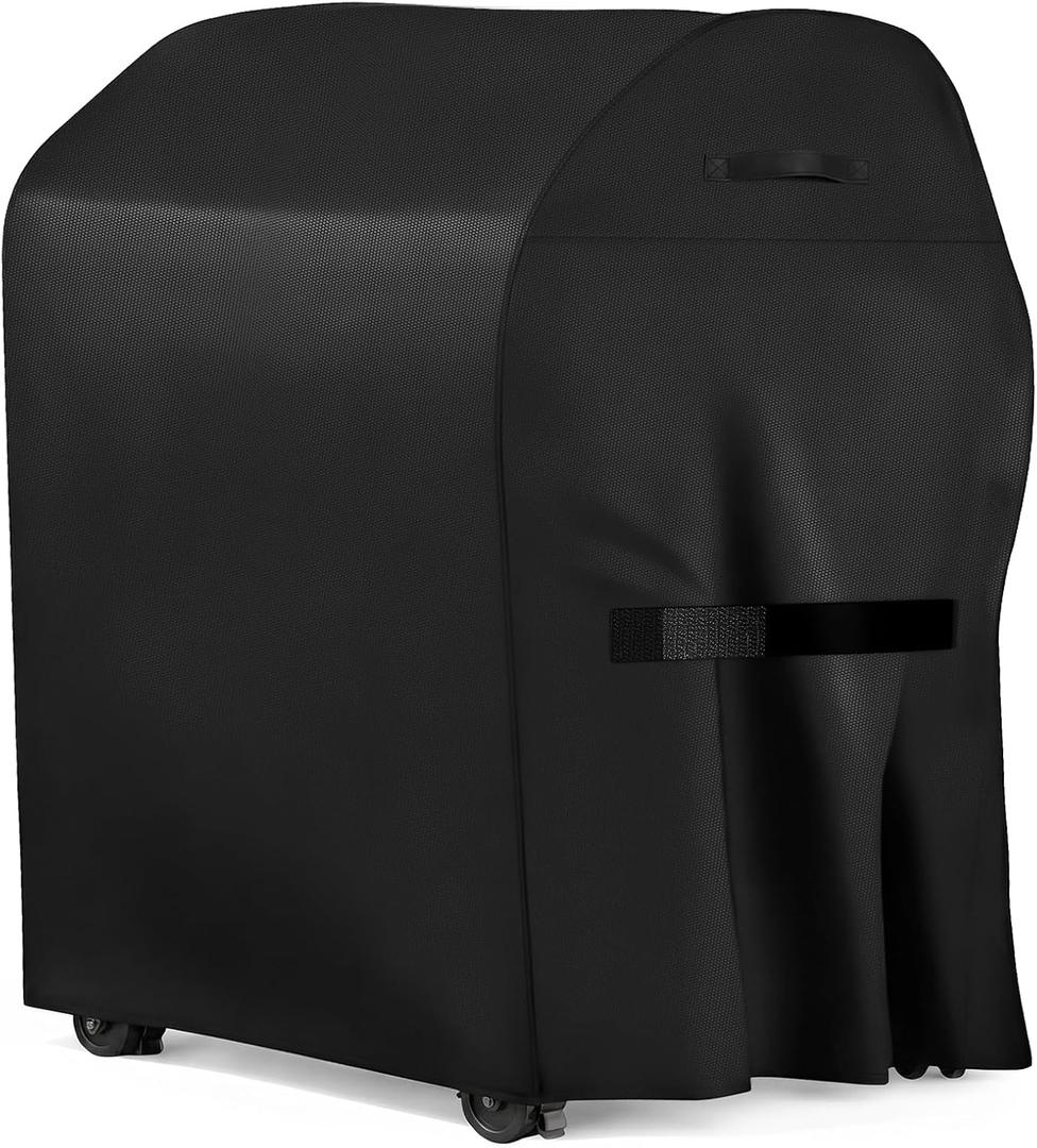 Grill Cover, 45-inch Heavy Duty Oxford Outside Waterproof Grill Covers, Dust-Proof Windproof UV Resistant BBQ Gas Cover Fit Most Brands Char Broil, Weber, Brinkmann, Holland