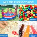 SWIMLINE Americana 3 Ring Kiddie Pool 60'' X 12'' | For Kids Toddlers Children Adults| Ball & Sand Pit Outdoor Indoor Garden Backyard Summer Fun | Blow Up Thick Durable Inflatable Splash Pad Sprinkler