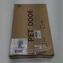 Dog Gate - 18"-45" Adjustable Extra Wide Metal Baby Gate to Step Over, 10" Tall Small Pet Gate with 3 Extension Kits, Pressure Mounted for Doorways & Stairs (White)