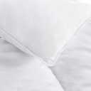 Amazon Basics White Down Alternative Comforter and Duvet Insert with Corner Tabs, Machine Washable, King, Light White