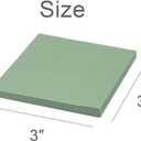 2 x (24 Pads) Sticky Notes 3x3 inch, Self-Stick Pads Vintage Colors Sticky Note, Recyclable, Easy to Post for Home, Office, Notebook