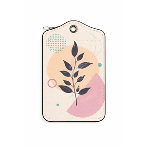 2Pack Luggage Tags for Suitcases, Cute Unique Pu Leather Cruise Luggage Tag with Privacy Cover ID Label Address Card and Metal Ring Suitable for Women Men Kids Travel Bag