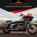 Artudatech Rider Passenger Seat Front Rear Cushion Red For Harley Davidson Street Glide EFI FLHX 2008-2023, For Harley Road Glide Special FLTRXS 2015-2023 Road King Special FLHRXS 2017-2023