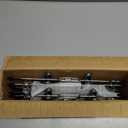 ZOBER 3-Pack 6-Tier Skirt Hangers with Clips - Pants Hangers with Clips Space Saving, Closet Organization, Swivel Hooks, College Dorm Essentials, Skirt Hangers for Women, Jeans Organizer for Closet