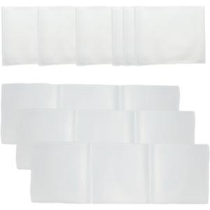 4 x Large Plastic Clear Cover 4 Pack Mahjong Card Sleeve, Clear Durable PVC Protector for 2025 Mahjong Card, Fits Large Size Mahjong Card Holder, Transparent Mahjong Accessories