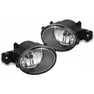 labwork Replacement for Nissan Altima Maxima Sentra Infiniti Left + Right (Driving Side + passenger Side) DRL Lens Fog Light Daytime Running Light and Fog Light Assembly Two-piece Set