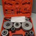 22PCS Concrete Hole Saw Kit, 30/40/50/65/80/100/110mm, Alloy Steel, Silver, Industrial, Hole Saw Set, Compatible with Stone, Brick, Cement, Wall Drilling