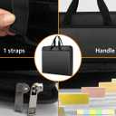 onvvippiv Important Document Organizer Folio Accordion File Organizer Fireproof Expanding File Folder Storage Box with Zipper Labels 13 Pockets for Business Office Receipt Travel
