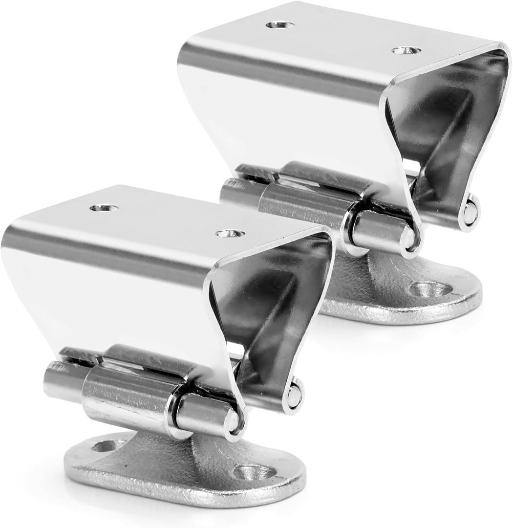 2X Door Stopper Catch and Holder, Ideal for Boats, RVs, Marine Use, Doors, Cabinets and Hatches, Heavy-Duty Stainless Steel, Rust-Resistant, 2PCS