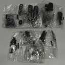 TV Mount Screws Universal TV Installation Hardware Kit Includes M4 M5 M6 M8 Sets Screws and Spacers for Samsung, Vizio, LG, TCL, Sony, Sharp, Philips, Panasonic & More Up to 100" HTA001 (Black)