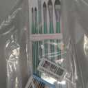 Sable Watercolor Brushes, 6pcs Professional Cat's Tongue Filbert Artist Paint Brushes for Watercolor, Acrylic & Oil Gouache