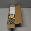 Easter Decor, Easter Artificial Flowers 3 PCS with Vase, Bunny Table Decorations, Spring Tabletop Centerpiece for Home, Living Room, Dining Table, Eggs Spring Flowers Gifts for Women