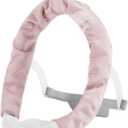 Satin CPAP Strap Covers for AirFit, Headgear Cover Set Hair Protector, CPAP Mask Cushions to Reduce Red Marks and Hair Pulling, Pink