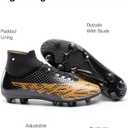 DREAM PAIRS Men's Soccer Cleats Lightweight Football Cleats Professional Training High-top Soccer Shoes
