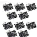 Teyleten Robot 18650 Lithium Li-ion 3.7V 4.2V Battery Charger Board DC-DC Step Up Boost Module TP4056 DIY Kit Parts Type-C 10pcs