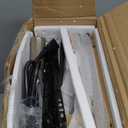 Rattan Nightstand with Charging Station,Modern Bedside Table with 2 Storage Drawer and Open Wood Shelf, for Bedroom and Small Spaces,Night Stand with Solid Wood Legs (Grey Oak)