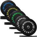 Fitvids Olympic Bumper Plate, 2" Weight Plate for Strength Training & Weightlifting