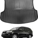 Vanseno Cargo Liner for Kia Sorento 2009-2012 Trunk Mat Cargo Mat All Weather TPE Rubber Protection Mat for 2009 2010 2012 Kia Sorento Accessories (Fit for 5 Seats)