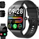 Smart Watch(Answer/Make Call), 1.96" HD Smartwatch for Men Women, 2025 New Fitness Watch with 112+ Sport Modes, Heart Rate, Sleep Monitor, Pedometer, IP68 Waterproof Activity Tracker for Android iOS