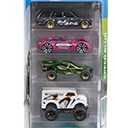 Hot Wheels 2019 Speed Blur 5-Pack (1971 Datsun 510 Wagon, Dodge XP-07, Team Corkscrew, Monster Dairy Delivery, Custom C3500)