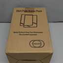 Metal Drying Rack, 3 Pack Inside Cabinet Plate Holders Organizers, Upright Dish Racks for Countertop and Cupboard, Large Capacity, Black (20x16x11.5 cm Each)