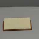 Solid Wood Jewelry Pendant Display Stand Jewelry Necklace Organizer Display Tray(Beige)