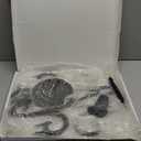 AIM & GGKK 7 Arm Black Metal Candelabra Candle Holders  Elegant Taper Candle Holders, Classic Candlestick Holder, Decorative Candelabra Centerpiece for Table & Home Decor