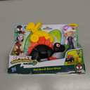 Marvel Spidey and His Amazing Friends Dino-Webs Dino Spin & Ghost-Spider 4-inch-Scale (10cm) Spider-Man Action Figure Set, Toys for Kids Ages 3 and Up