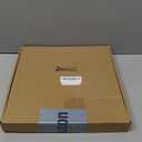 Zopeal 2 Pieces Black Round Restaurant Serving Tray, Plastic Non Slip Surface Food Meals Server Tray with Raised Edges for Home, Kitchen, Restaurant, Cafeteria, Bar (11")