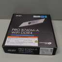 MSI PRO B760M-A WiFi DDR4 ProSeries Motherboard (Supports 12th/13th/14th Gen Intel Processors, LGA 1700, DDR4, PCIe 5.0, M.2, 2.5Gbps LAN, USB 3.2 Gen2, HDMI/DP, Wi-Fi 6E, Bluetooth 5.3, mATX)