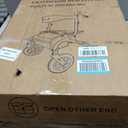 Rollator Walker for Seniors with Seat, 10" & 8" All-Terrain