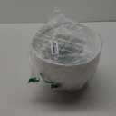 summer flower 2 Pack Self Watering Hanging Planters 9.9 Inch Hanging Baskets Plant Pots for Indoor Outdoor Halloween Hanging Plant Holder for Garden Porch Ceiling -White, Plant Not Included