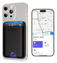 for Magsafe Wallet for iPhone 17/16/15/14/13/12 Series Black | Works with Apple Find My | Stronger Magnetic | 3 Cards Holder | Ultra-Slim | Wireless Charging