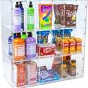 Acrylic Display Case with Shelves | Impressive Presentation of Products | Transparent Acrylic Display Case | Organize Your Countertop | Liquor Display Shelf | Showcase Display